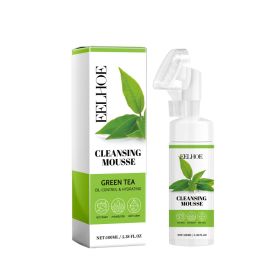 Green Tea Facial Cleanser Refreshing Oil Control Deep Clean Pore Minimizing Brightening Face Wash Treatment