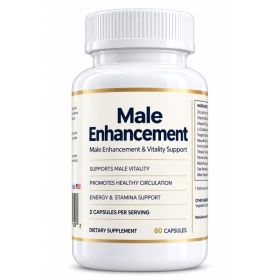 Mens Vitality Supplement For Energy Stamina Circulation With Tongkat Ali Maca