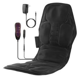 1Pc Full Body Massage Chair Pad With Heat Multifunctional Back Massager With Pinpoint Massage Vibration Timer For Home Office Car Use