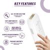 Laser IPL Hair Removal Device - Smooth At-Home Skin Rejuvenation System with Cooling Technology