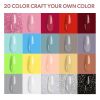 Acrylic Nail Kit Dip Powder Nail Kit Starter, 20 Colors Fast Dry Powder Nail Dipping kit