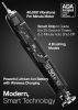 Aquasonic Black Series Ultra Whitening Toothbrush – ADA Accepted Electric Toothbrush- 8 Brush Heads & Travel Case – 40