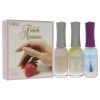 The Original French Manicure Kit Pink by Orly for Women - 4 Pc Kit 0.3oz Top2 Botton Base Coat Plus Topcoat, 0.3oz Nail Lacquer - White Tips