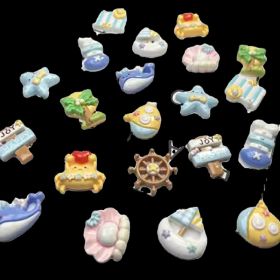 25 New Beijing Haijiang Sha Beach Series By Hu Xiao Feng,diy Jiang,a Cute Garden Shoes Decoration