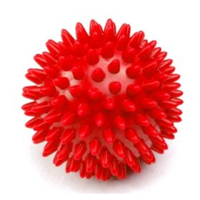 Hard thorn massage ball hand holding thorn ball touch training ball pvc acupressure massage ball yoga ball (Option: Red2-7.5cm)
