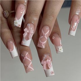 24 PCS Planet Diamond Star Nail Art (Option: Pink)
