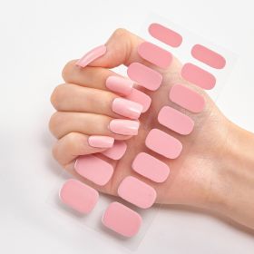 Pure Color 16 Nail Stickers (Option: CS0013-1PC)