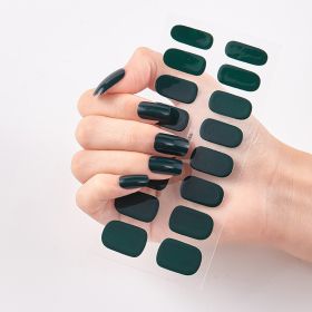 Pure Color 16 Nail Stickers (Option: CS006-1PC)