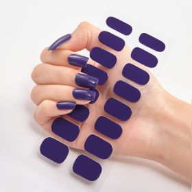 Pure Color 16 Nail Stickers (Option: CS0010-1PC)