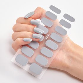 Pure Color 16 Nail Stickers (Option: CS0012-1PC)