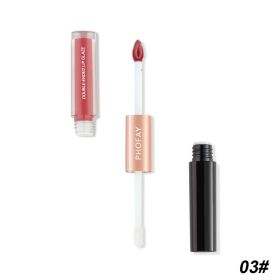 CL021 Double Head Non-stick Cup Lip Gloss (Option: 03)