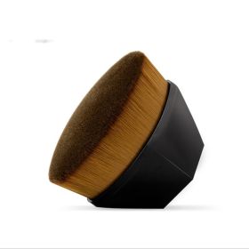 Foundation Brush BB Cream Makeup Brushes Loose Powder Brush Flat Kit (Option: Matte Black)