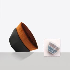 Foundation Brush BB Cream Makeup Brushes Loose Powder Brush Flat Kit (Option: 1pc Black With Box)
