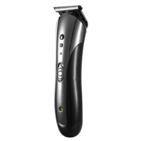 Men Electric Hair Clipper Trimmer For Father Day Gift Rechargeable Beard Shaver Razor Nose Trimmer Set (Option: BLACK)