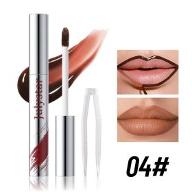 Long Lasting Peel Off Lip Liner, Matte Liquid Lip Stain Pencil, Waterproof And Smudge Proof Lip Plumper, Easy To Apply Lip Tattoo Makeup For Women, Na (Option: 04)