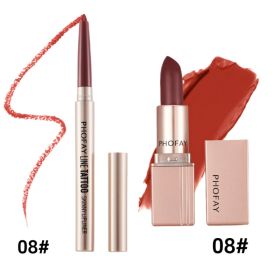 PHOFAY Matte Lipstick (Option: Set2)