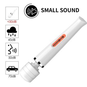 Magic Massager Wand Vibration 10 Speeds Vibrating Massage Full Body Magic Therapy Motor Must Offer A Hazardous Materials Shipping Label Ship By USPS F (Option: WHITE)