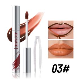 Long Lasting Peel Off Lip Liner, Matte Liquid Lip Stain Pencil, Waterproof And Smudge Proof Lip Plumper, Easy To Apply Lip Tattoo Makeup For Women, Na (Option: 03)