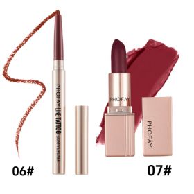 PHOFAY Matte Lipstick (Option: Set7)
